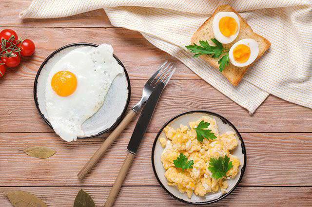 Why do we most often see eggs for breakfast?